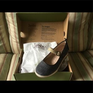 Jambu Women's Eco-Friendly Shoes in Black and Gold
